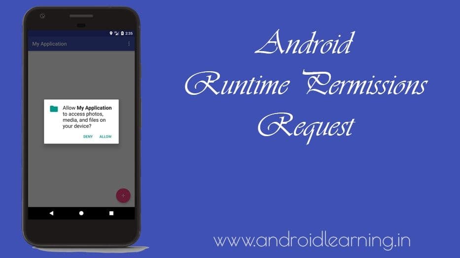 Android Runtime Permissions Request